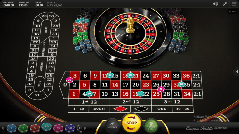 สูตร Roulette