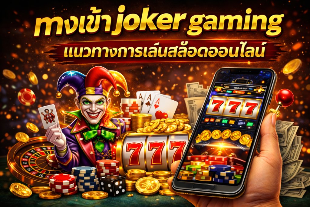 ทางเข้า joker gaming แนวทางการเล่นสล็อตออนไลน์