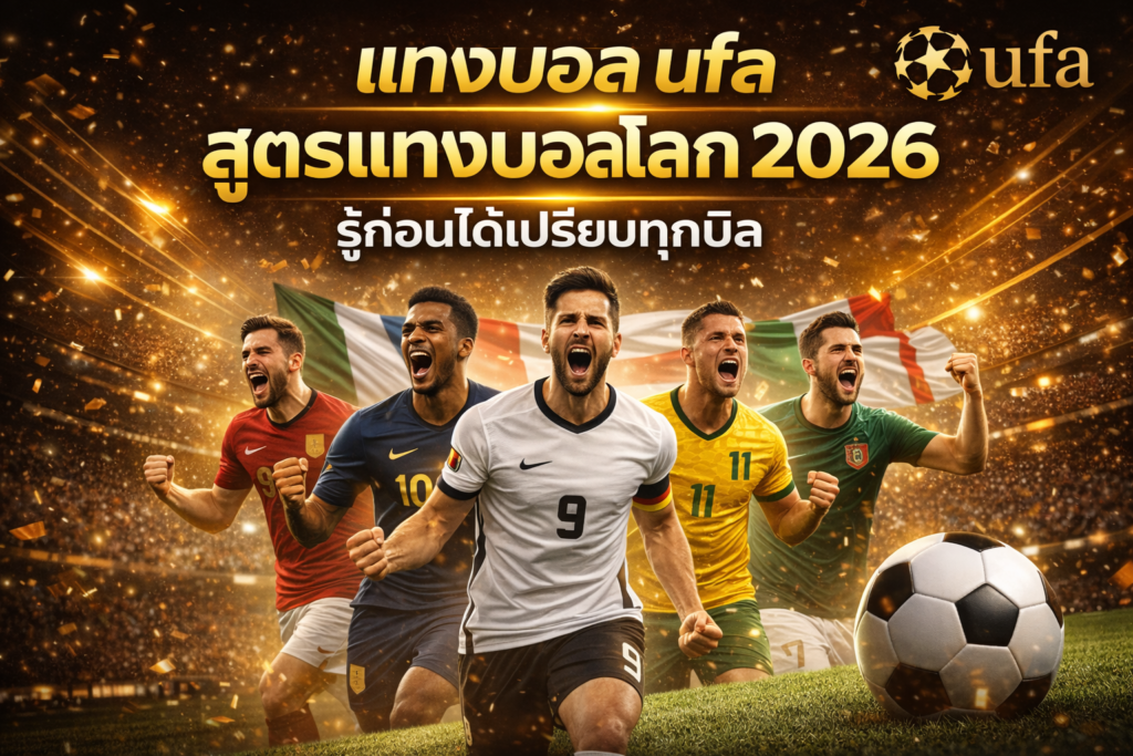 แทงบอล ufa สูตรแทงบอลโลก 2026 รู้ก่อนได้เปรียบทุกบิล